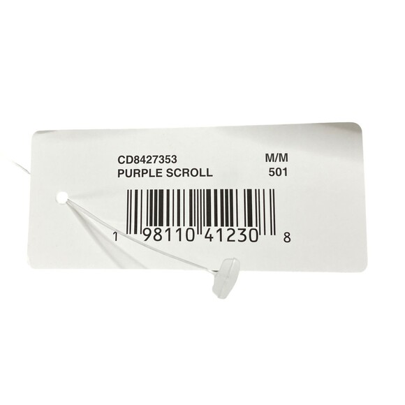 Cuddl Duds Sweater Women M Purple Scroll Climate Right Stretch Fleece Thumbholes - Picture 5 of 15